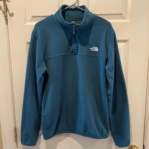 Men’s North Face Quarter Zip Fleece Pullover (Size Medium)